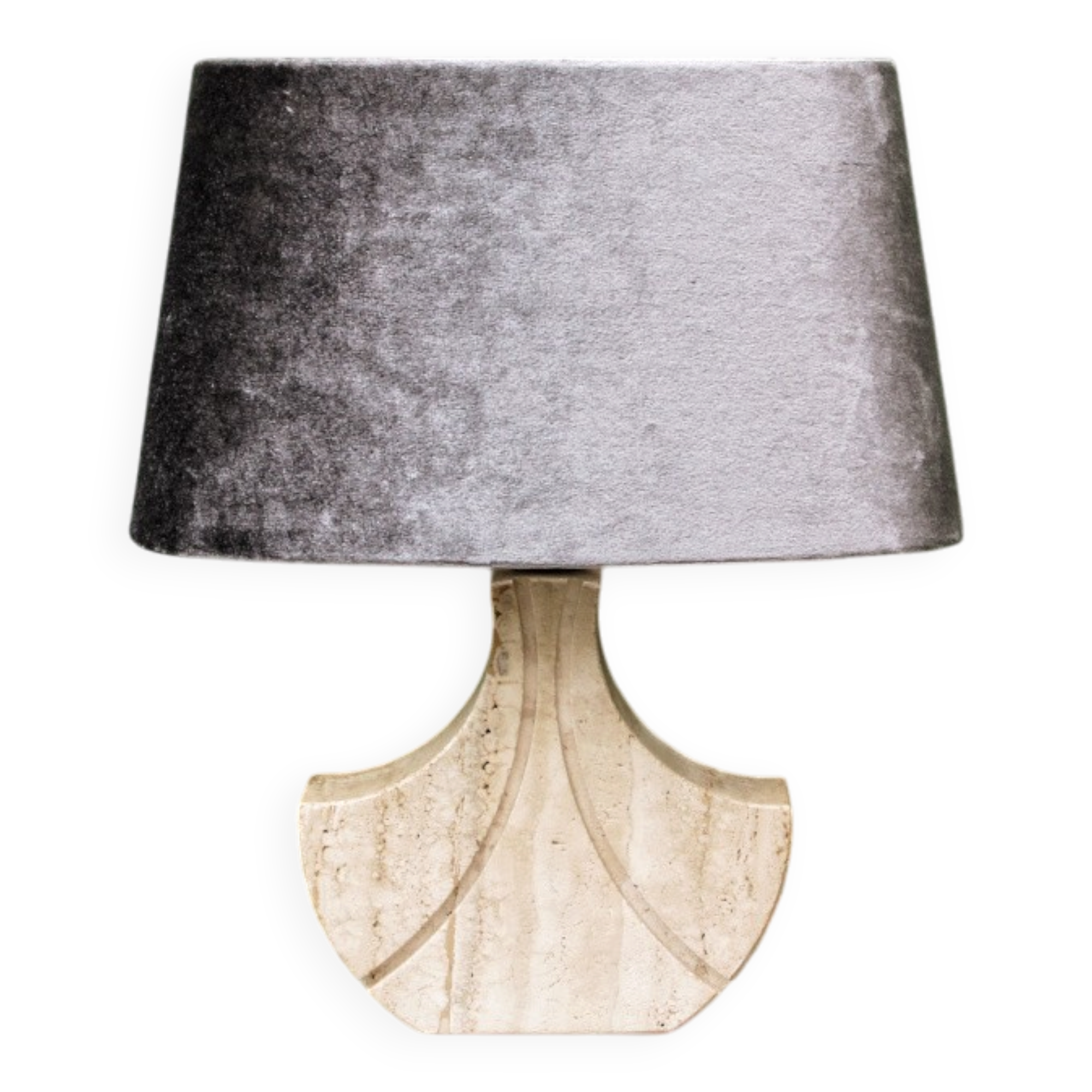 Travertine lamp, Fratelli Mannelli, Italy