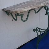 Small wrought iron console