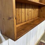 1950s English pine shelf