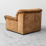Doimo Salotti 1970s vintage convertible armchair bed in fabric