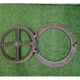 Cast iron bull's eye window