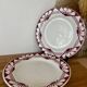 Lot de deux assiettes plates Magnolia St Amand