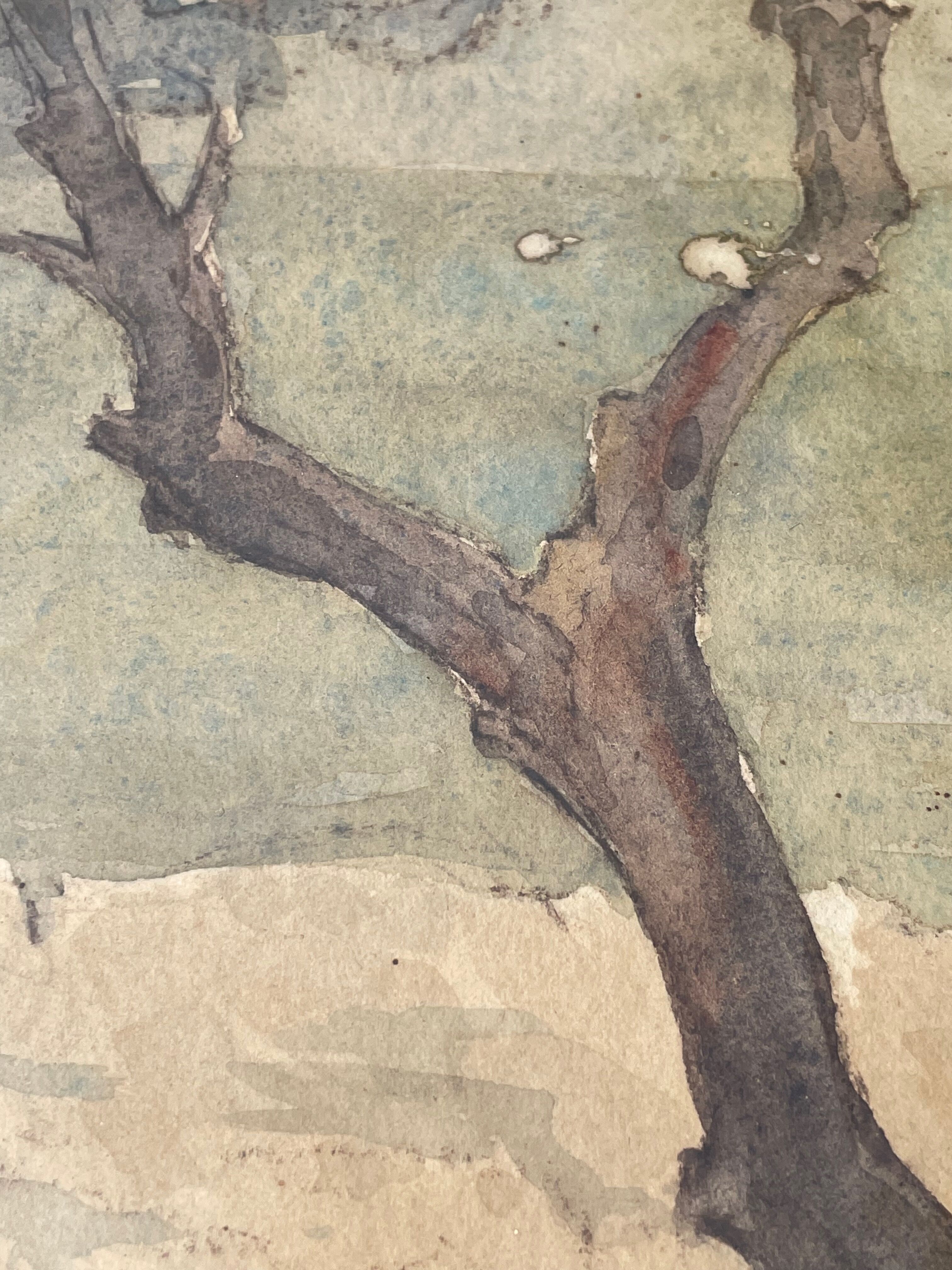 Painting watercolor Marine 1926