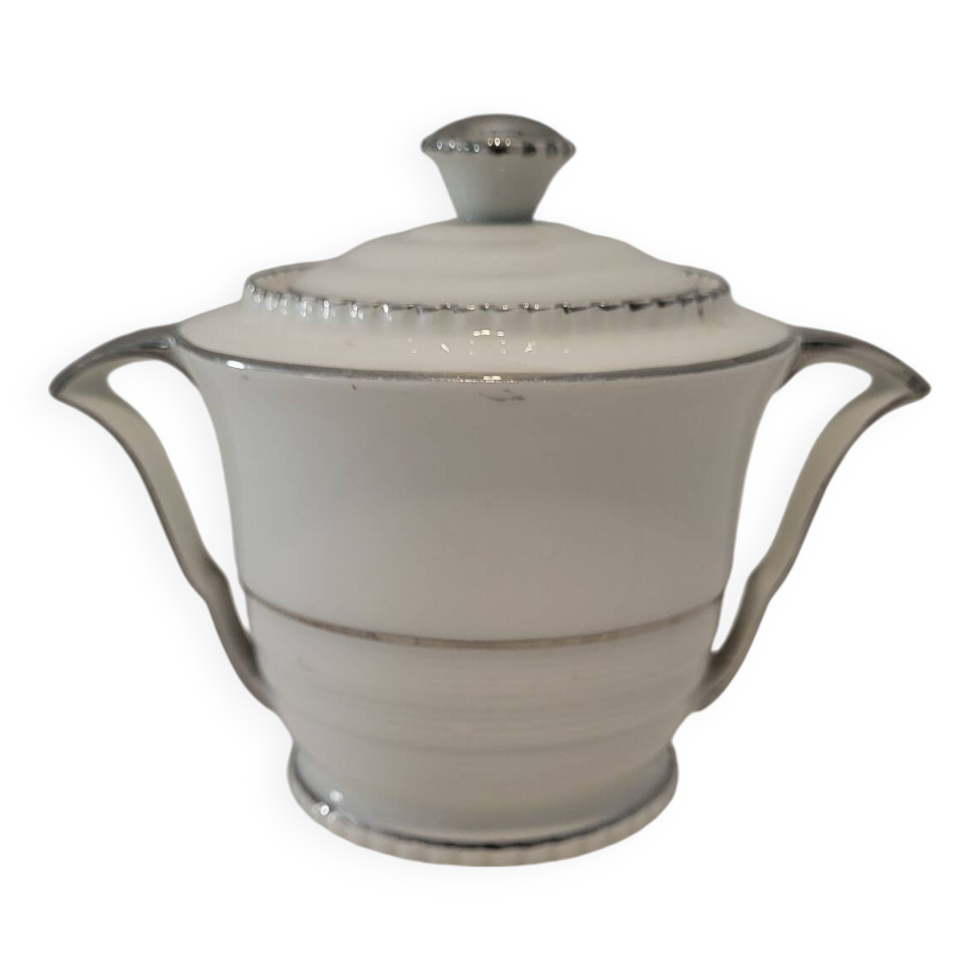Art Deco porcelain sugar bowl