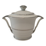 Sucrier Art Déco en porcelaine