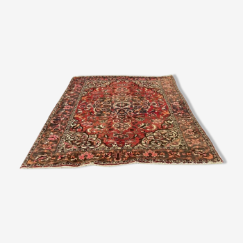 Tapis oriental fait main grande taille ancien