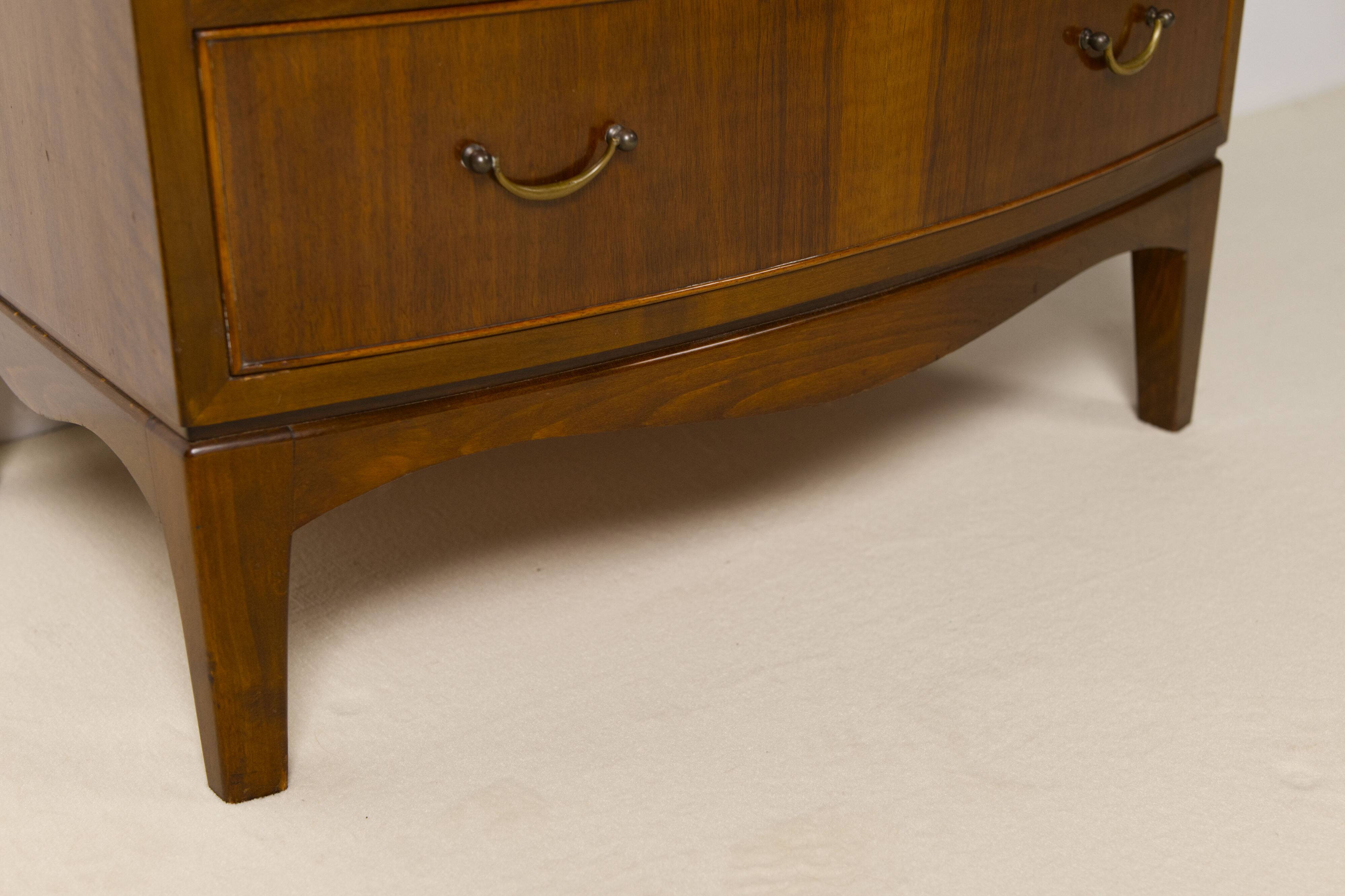 Large Nutwood Chest of Drawers by Ole Wanscher, 1940's