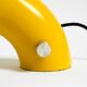 Very rare original Space Age 60s yellow table lamp made of iron by Temde