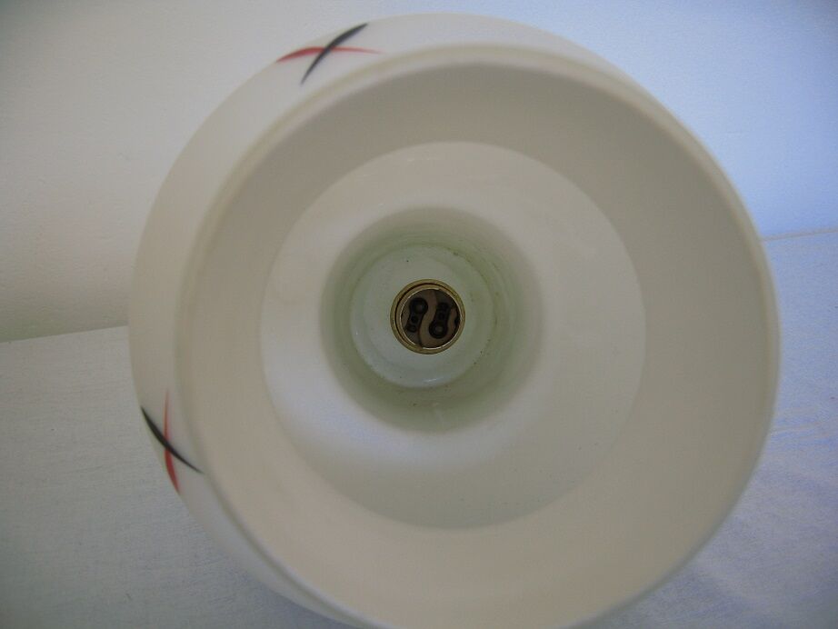 Opaline hanging lamp