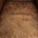 Fauteuil design aviateur en cuir de vache couleur cognac robuste