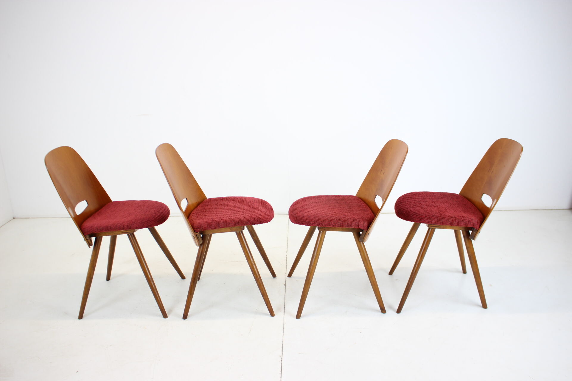 1960s dining chairs by Frantisek Jirak for Tatra, Set of 4