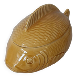 Fish tureen Sarreguemines France