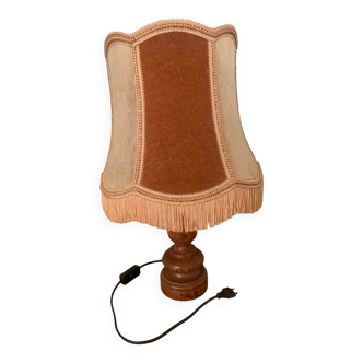 Lampe en vrai peau année 60