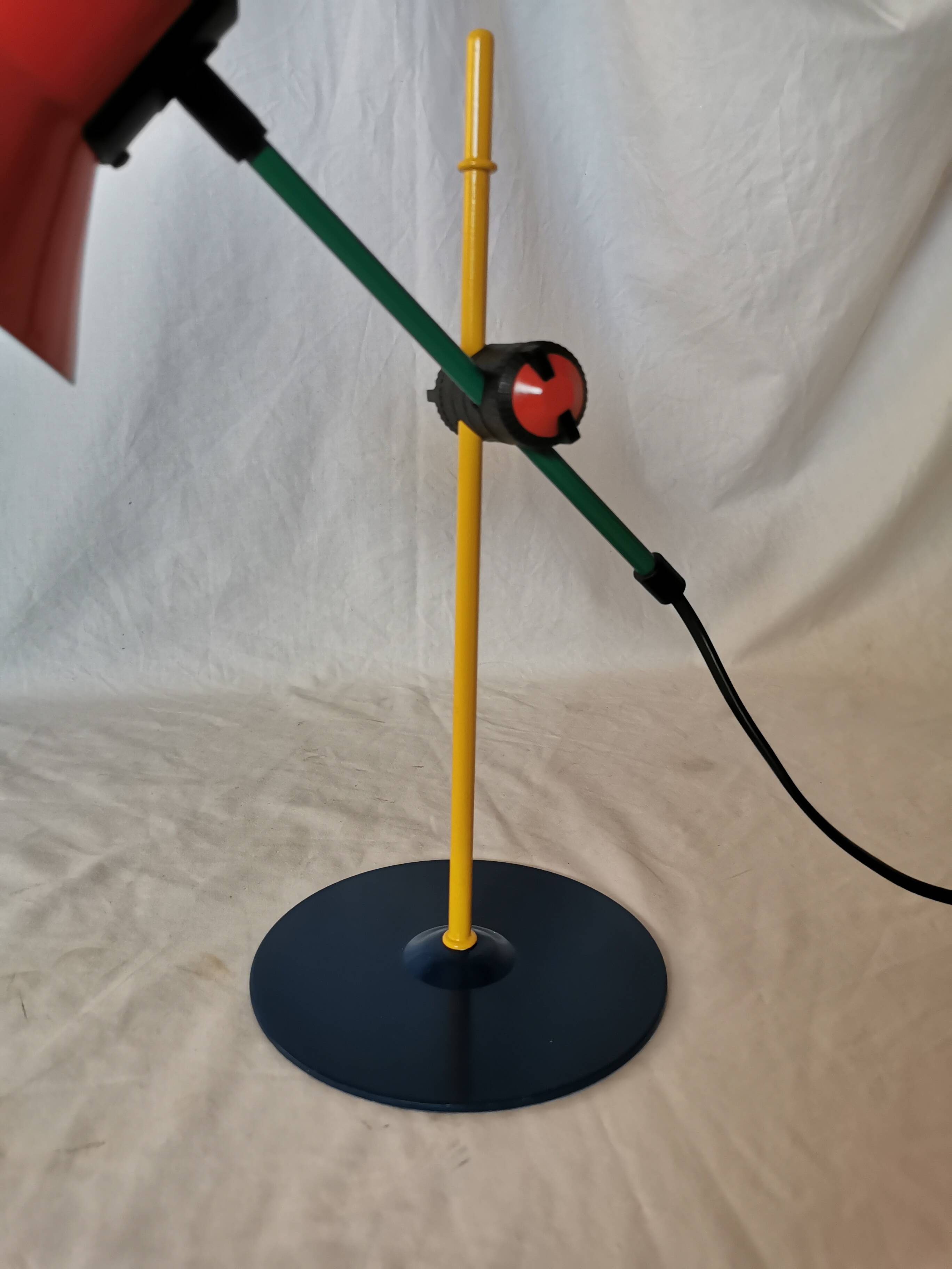 Lampe articulée postmoderne Veneta Lumi, Italie, 1980