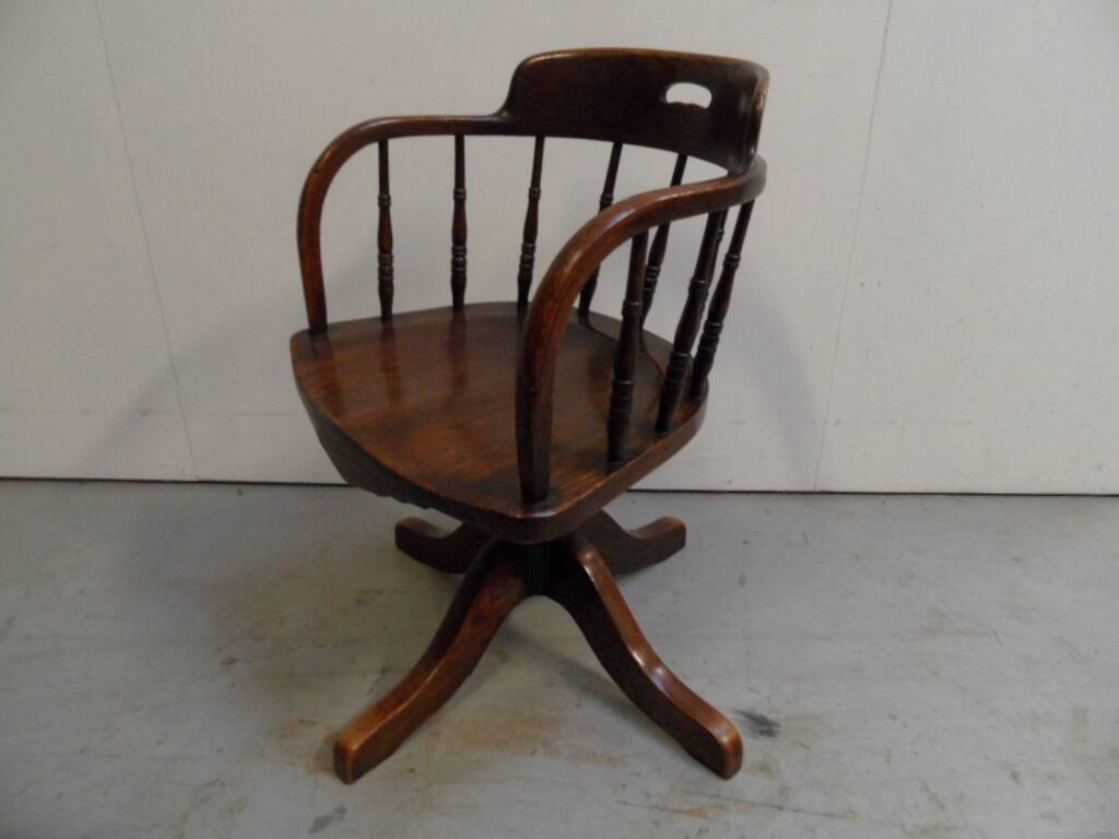 Antique swivel office chair
