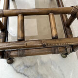 Bamboo bar trolley from the 70s