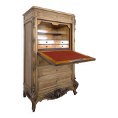 Baroque secretary in Louis XV style made of walnut.