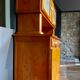 Buffet Double Corps Vintage Art Déco / Populaire en Bois Blond