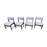 4 restored Scandinavian rosewood chairs