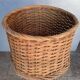 Cache pot 43 cm panier rotin vintage ep 1960