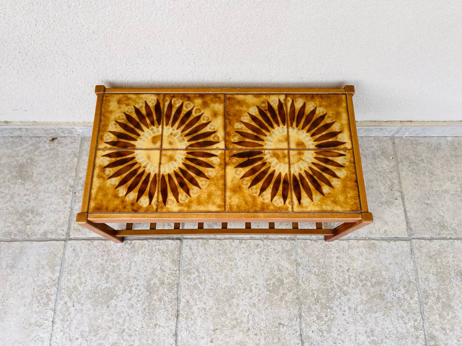 Vintage teak coffee table from the 1960s.