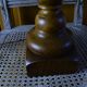 Pied de lampe en bois massif