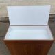 1980s Scandinavian wooden shoe storage cabinet dresser