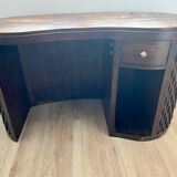 Rosewood desk, bean shape