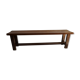 Banc de ferme en bois massif