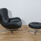 Armchair ML 214 with Ottoman by Illum Wikkelsø for Mikael Laursen 1960s
