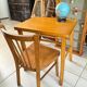 Ensemble bureau et chaise enfant Baumann vintage