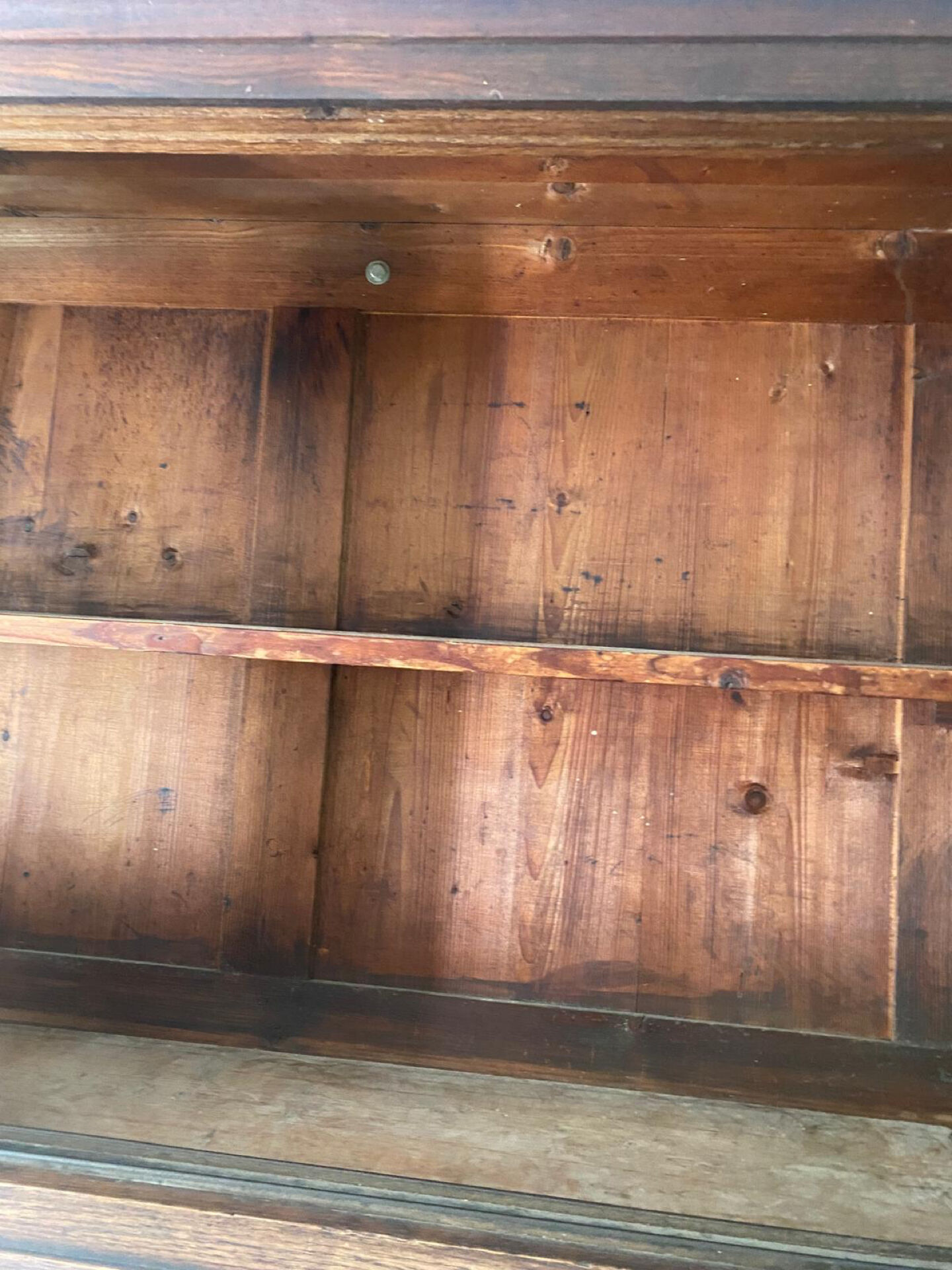 Authentic antique apothecary wall unit – 5 metres – solid wood