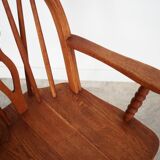 Chaise en chêne, design danois, années 1960, production : Danemark
