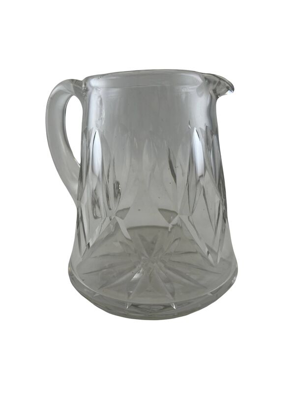 Carafe pichet en cristal de Saint Louis signé