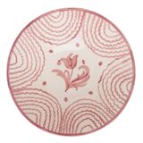 Large pink serving bowl