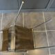 Scoubidou chair or vintage 1960s khaki green chrome spaghetti chair