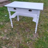 Coiffeuse, console en bois peint