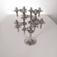 Set of 7 BMF "Orion" candle holders with foot