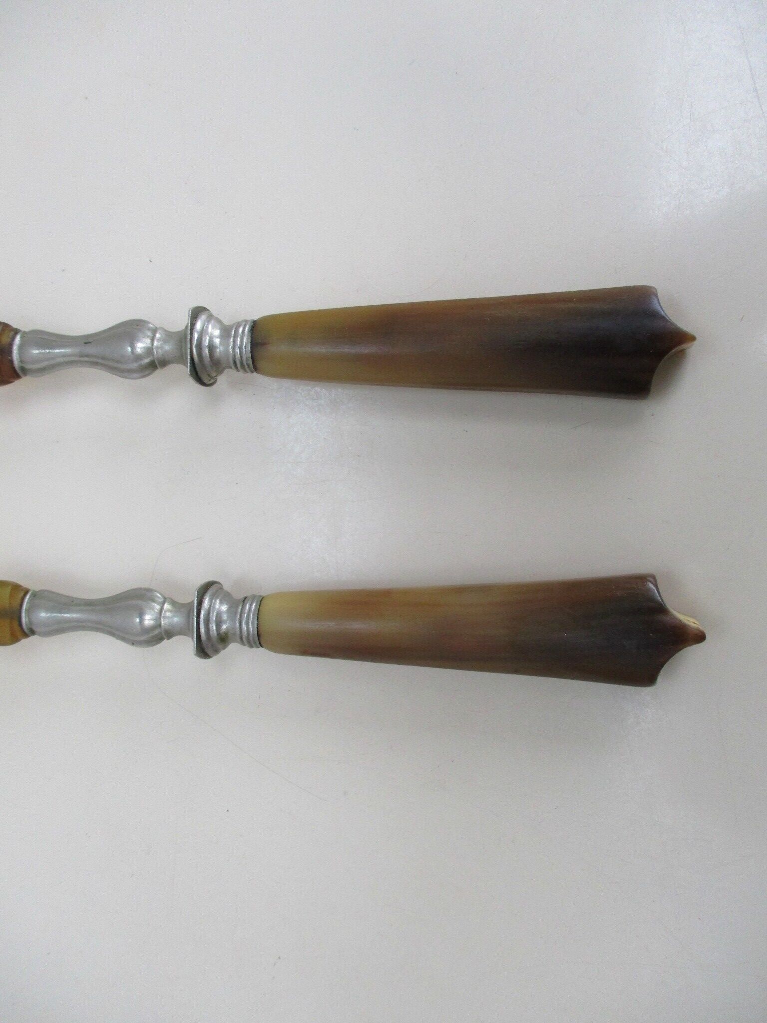 Couverts à salade en corne