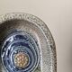 Handmade ceramics with floral decoration, Scandinavian decor.