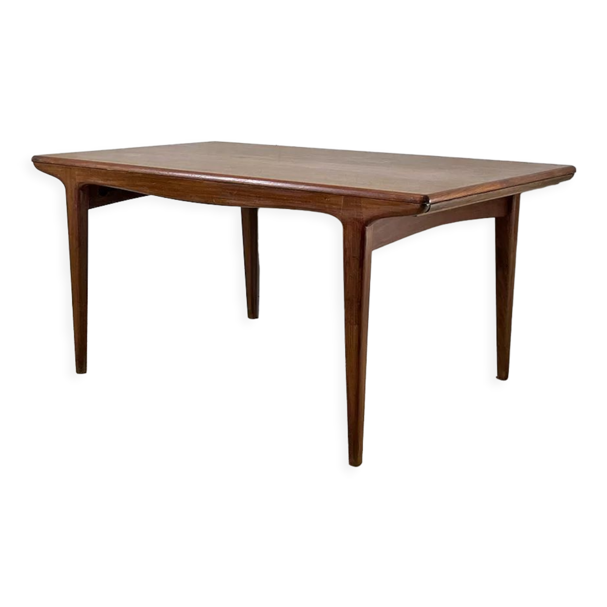 Scandinavian dining table extendable vintage 60's