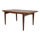 Scandinavian dining table extendable vintage 60's