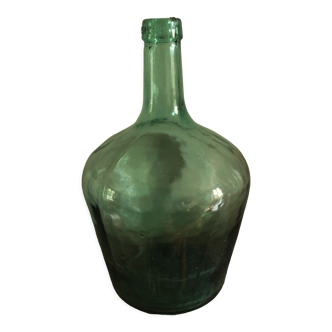 Dame Jeanne bonbonne glass green Viresa
