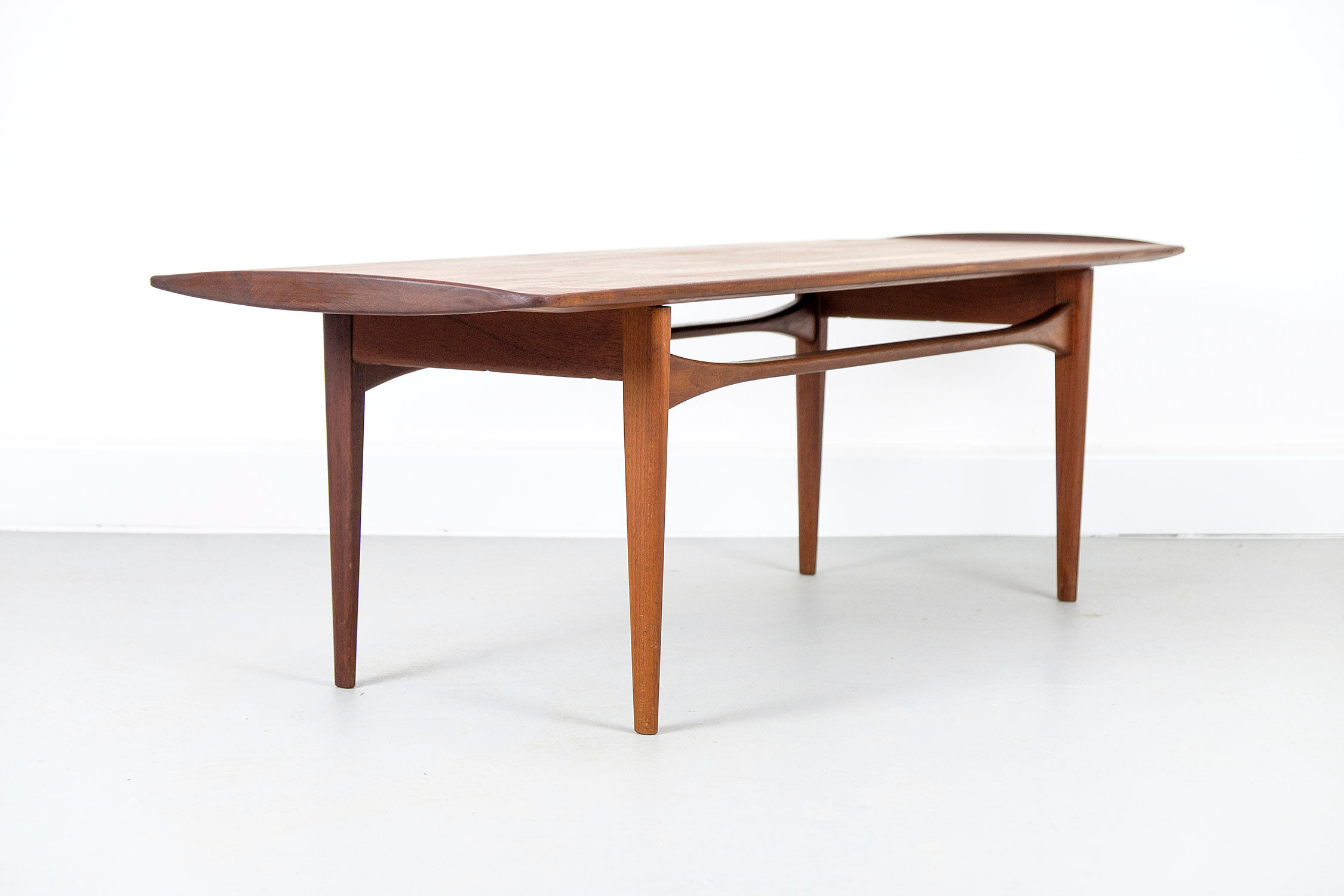 Fd503 teak coffee table by tove & edvard kindt-larsen for france & son, 1950