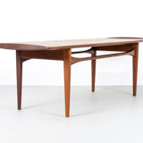 Fd503 teak coffee table by tove & edvard kindt-larsen for france & son, 1950