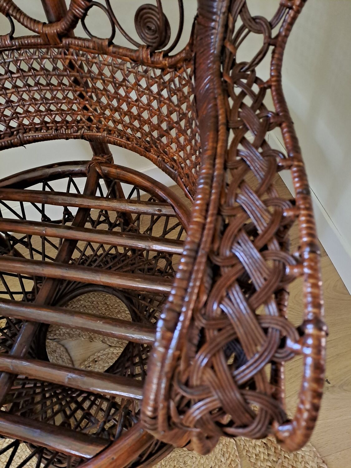 Emmanuelle rattan armchair
