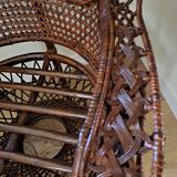 Emmanuelle rattan armchair