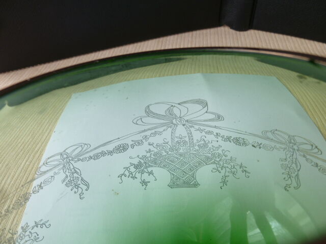 Vase ball Floral decoration engraved Gilding with fine gold