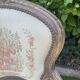 Basket bed and its two armchairs