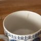 Set of 4 Spanish Pontesa porcelain cups and saucers